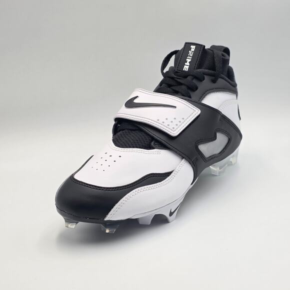 Nike Vapor Edge Air Diamond Turf 93 TD Size 8.5 Cleats HF5298-101 White Black main image 11